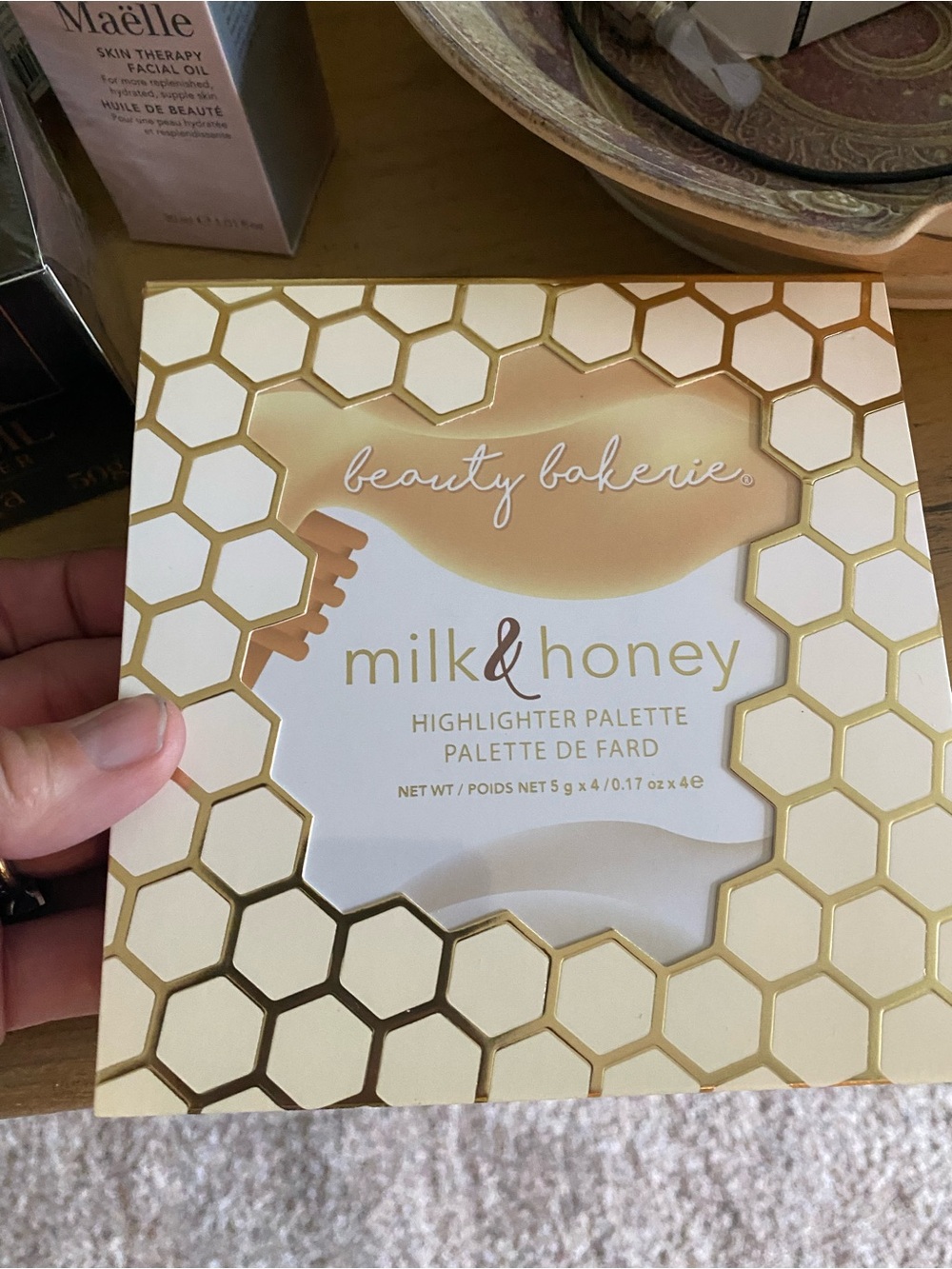 Beauty Bakerie Milk & Honey Highlighter Palette - Gold & White